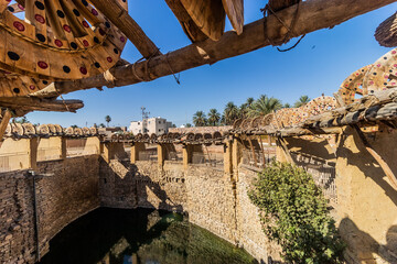 bir haddaj, one of the largest and oldest wells in the arabian peninsula, in tayma, saudi arabia