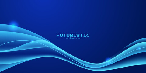 blue futuristic background with gradient color