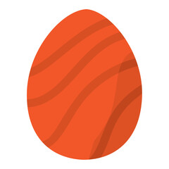 Canvas Print - Decorated colored easter egg Vector