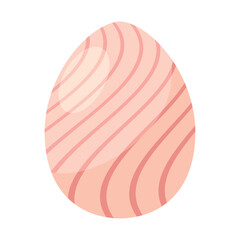 Poster - Decorated colored easter egg Vector