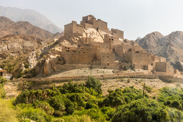 Wall Mural - Ancient Thee Ain ( Dhi Ayn) village, Saudi Arabia