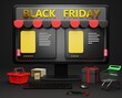 © CANDID =X=/Stocksy - Digital e-commerce website Black Friday shopping concept
