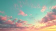 Capture the exquisite beauty of a late evening sky, where the delicate shades of lavender, peach, and turquoise blend into an ethereal sunset backdrop.