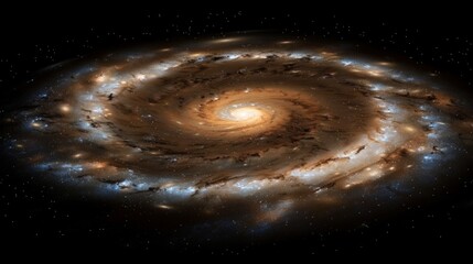 space background, realistic generative ai