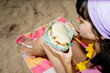 © Mal de Ojo Studio/Stocksy - Overhead Beach Sandwich