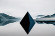© Marcos Osorio/Stocksy - A pyramid shaped object floating on top of a body of water