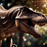 Fototapeta  - Tyrannosaurus Rex prehistoric animal dinosaur wildlife photography prehistoric animal dinosaur wildlife photography