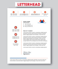 business and corporate letterhead template