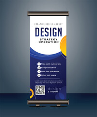 Wall Mural - corporate business roll up banner standee pull up banner x banner template