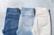 © Violeta Pasat/Stocksy - Blue and white woman jeans