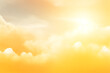 © Sajjad - Summer holiday concept: Morning sunlight with abstract blurry bright yellow sky and clouds background