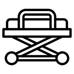Canvas Print - stretcher icon