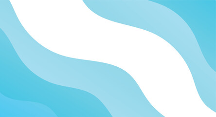 Poster -  Abstract background with dynamic effect. Simple minimal blue wave abstract background. Motion vector Illustration. Trendy gradients.