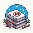 Book copyright awareness day illustration content copyright claim piracy