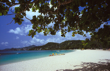 grand anse beach in grenada west indies