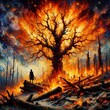 Fire Totem - Imagem feita por IA