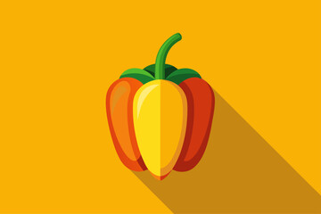 Wall Mural - bell pepper vegetable background