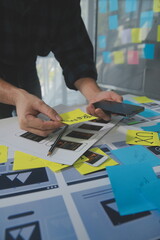 ux graphic designer creative sketch planning application process development prototype wireframe for
