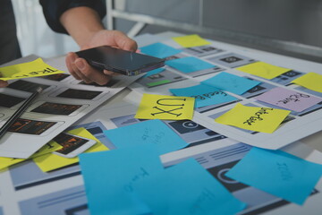 ux graphic designer creative sketch planning application process development prototype wireframe for