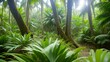 Abstrakter Hintergrund für Design - Dschungel und Tropen 9.
