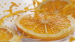 Healthy, tasty, fruity orange slice