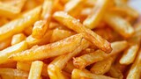 Fototapeta Do pokoju - Fast food french fries close up