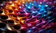 Close Up of a Vibrant Multicolored Object