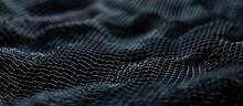 Black Nylon Net Texture Pattern