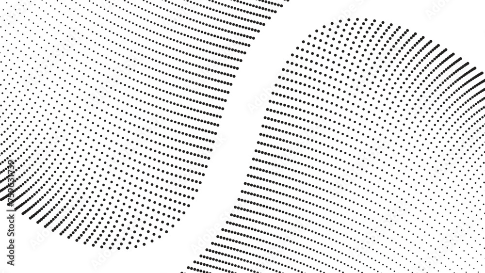 Halftone texture pattern background black and white vector image for ...