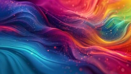 Sticker -  Vivid Abstract Blur - A Dynamic Background for Creative Projects