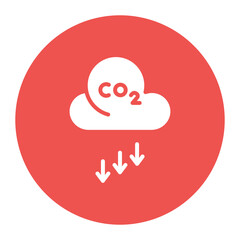 Canvas Print - Emissions icon vector image. Can be used for Industry.