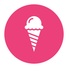 Sticker - Ice Cream icon vector image. Can be used for Beach Resort.