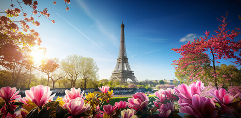 Wall Mural - Eiffel tower