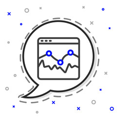 Poster - Line Music wave equalizer icon isolated on white background. Sound wave. Audio digital equalizer technology, console panel, pulse musical. Colorful outline concept. Vector