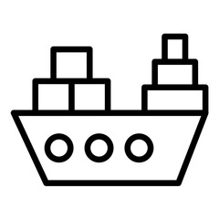 Sticker - Vector Design Shipping Icon Style