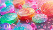 A digital artisans palette splashed with hues of green cryptocurrency