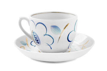 Canvas Print - Ceramic tea set isolated