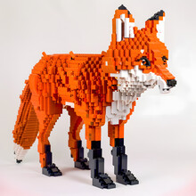 Fox Bulit From Lego Bricks