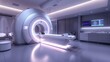 Cutting Edge Clinical Diagnostic Room with Illuminated MRI