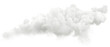 Fluffy steam cloudscape panoramic on transparent backgrounds 3d illustrations png