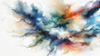 Watercolor abstract wallpaper on white background