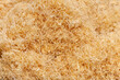 Sawdust wood chips on pile