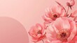 Ai sfondo con fiori rosa 02