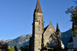 Interlaken Reformed Church at Interlaken Castle and Monastery in Afternoon Sunlight