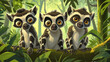 Wild Madagascar Fauna