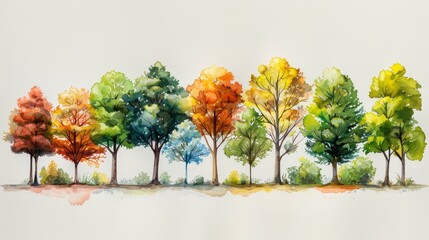 Poster - An extensive collection of trees