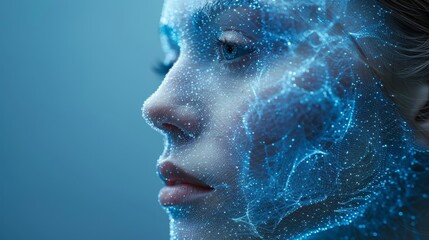 Poster - A high-tech face scanning system