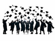 © J.V.G. Ransika - A group of graduates toss their caps symbolizing the end of one chapter and the beginning of countless new possibilities.