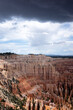Clouds over the Bryce Canyon National Park in USA