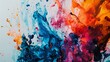 abstract ink splatter, oil splashes, beautiful colors